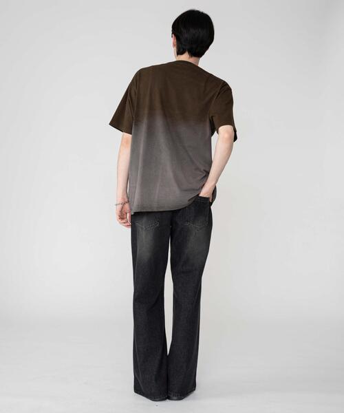 BROWNY（ブラウニー）の「BROWNY/グラデーションワンポイントT（Tシャツ/カットソー・メンズ・グレー系その他/ブラック系その他/ブラウン系その他・MEDIUM/LARGE）」の15枚目の写真