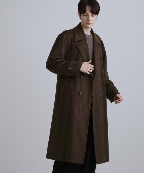 tk.TAKEO KIKUCHI（ティーケータケオキクチ）の「ダブルオーバーチェスターコート（チェスターコート・メンズ・チャコール/ブラック/ブラウン系その他・03/04/01/02）」の14枚目の写真