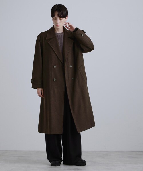 tk.TAKEO KIKUCHI（ティーケータケオキクチ）の「ダブルオーバーチェスターコート（チェスターコート・メンズ・チャコール/ブラック/ブラウン系その他・03/04/01/02）」の15枚目の写真