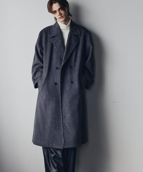 tk.TAKEO KIKUCHI（ティーケータケオキクチ）の「ダブルオーバーチェスターコート（チェスターコート・メンズ・チャコール/ブラック/ブラウン系その他・03/04/01/02）」の18枚目の写真