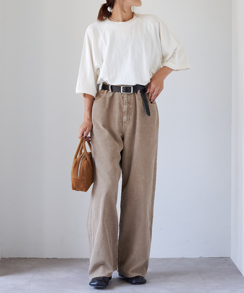 OUTDOOR PRODUCTS（アウトドアプロダクツ）の「スラブストレッチ5SSスウェット（Tシャツ/カットソー・レディース・グレー系その他/ホワイト/ネイビー・FREE）」の10枚目の写真