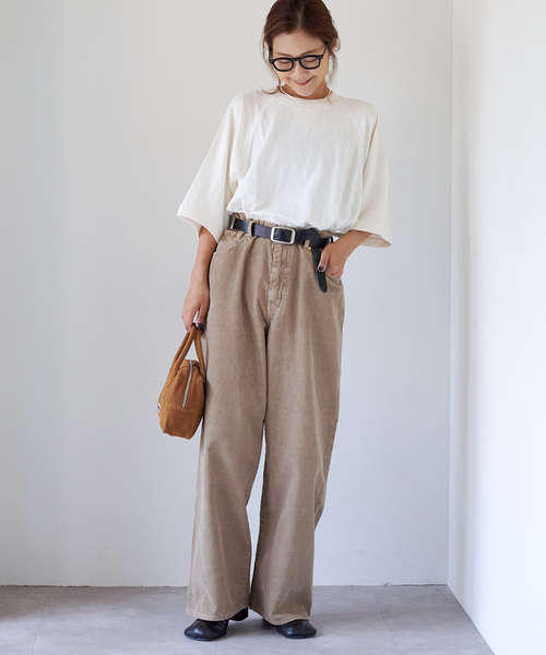 OUTDOOR PRODUCTS（アウトドアプロダクツ）の「スラブストレッチ5SSスウェット（Tシャツ/カットソー・レディース・グレー系その他/ホワイト/ネイビー・FREE）」の11枚目の写真