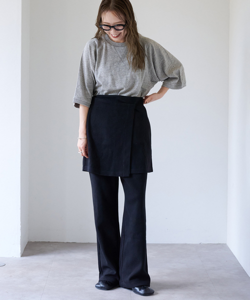 OUTDOOR PRODUCTS（アウトドアプロダクツ）の「スラブストレッチ5SSスウェット（Tシャツ/カットソー・レディース・グレー系その他/ホワイト/ネイビー・FREE）」の21枚目の写真