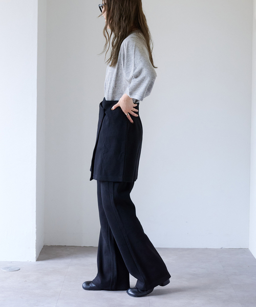 OUTDOOR PRODUCTS（アウトドアプロダクツ）の「スラブストレッチ5SSスウェット（Tシャツ/カットソー・レディース・グレー系その他/ホワイト/ネイビー・FREE）」の22枚目の写真