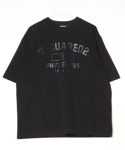 DSQUARED2（ディースクエアード）の「Loose Fit Phys Ed T-Shirt/0251（Tシャツ/カットソー・メンズ・アーミー/ブラック・XL/L/M/S）」の2枚目の写真