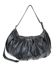 METALLIC GATHERED SHOULDER BAG