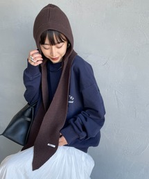 ACLENT フード付きマフラー グレー 【新品】完売商品 マフラー/ストール｜ACLENT（アクレント）