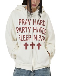 OY/オーワイ』 EMBROIDERED SKETCH DOLLY HOODIE ZIP UP/ エンブ