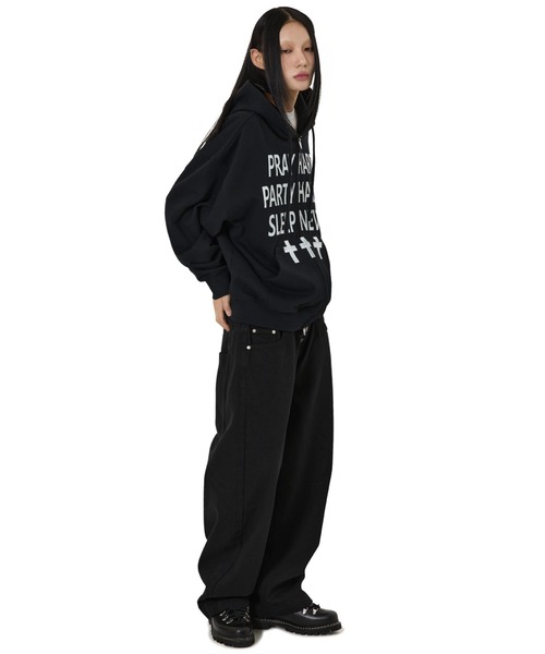 OY/オーワイ』PRAY HARD HOODIE ZIP UP/プレイハードジップアップ