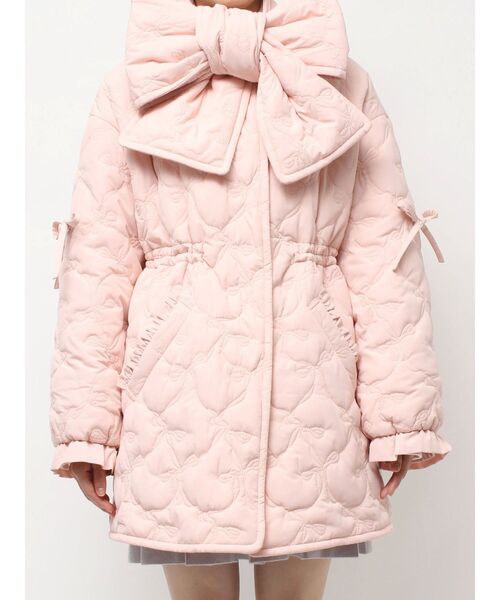 CALNAMUR（カルナムール）の「マフラー付きパフコート（ダウンジャケット/コート・レディース・ブラック/ピンク・FREE）」の20枚目の写真