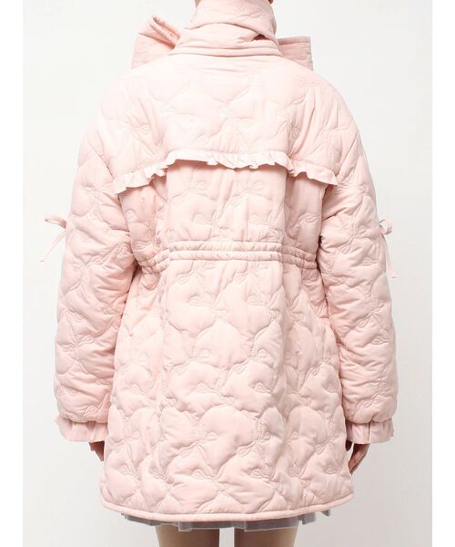 CALNAMUR（カルナムール）の「マフラー付きパフコート（ダウンジャケット/コート・レディース・ブラック/ピンク・FREE）」の22枚目の写真