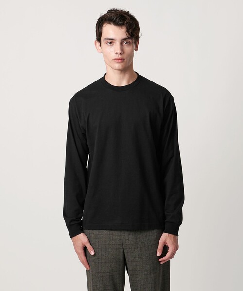 UNITED ARROWS（ユナイテッドアローズ）の「SARROWS オーガニックコットン クルーネック ロングスリーブ Tシャツ（Tシャツ/カットソー・メンズ・ホワイト/ブラック/グレー系・S/M/L/XL）」の11枚目の写真