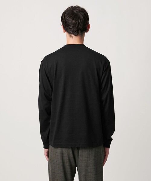 UNITED ARROWS（ユナイテッドアローズ）の「SARROWS オーガニックコットン クルーネック ロングスリーブ Tシャツ（Tシャツ/カットソー・メンズ・ホワイト/ブラック/グレー系・S/M/L/XL）」の13枚目の写真