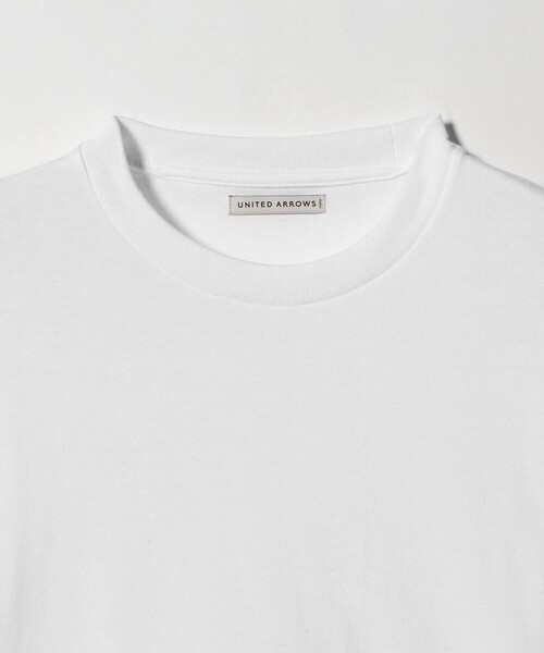 UNITED ARROWS（ユナイテッドアローズ）の「SARROWS オーガニックコットン クルーネック ロングスリーブ Tシャツ（Tシャツ/カットソー・メンズ・ホワイト/ブラック/グレー系・S/M/L/XL）」の22枚目の写真