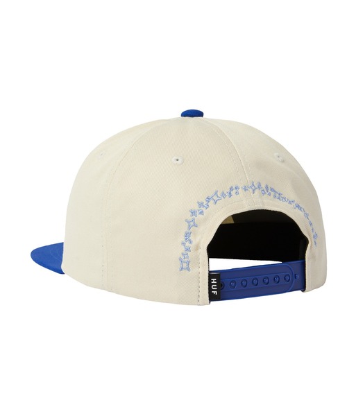 HUF（ハフ）の「DAZED SNAPBACK（キャップ・メンズ・ホワイト×ブルー/ベージュ系その他・O/S）」の4枚目の写真