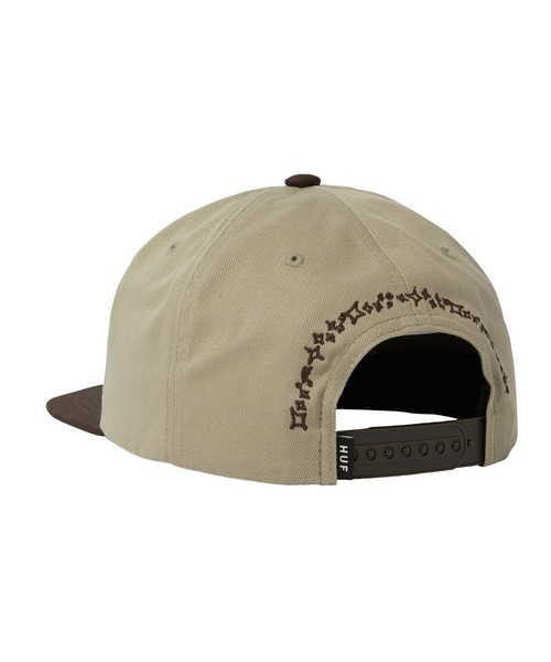 HUF（ハフ）の「DAZED SNAPBACK（キャップ・メンズ・ホワイト×ブルー/ベージュ系その他・O/S）」の6枚目の写真