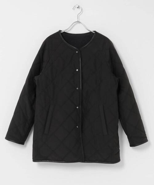 URBAN RESEARCH Sonny Label（アーバンリサーチサニーレーベル）の「リバーシブルボア撥水キルティングコート（その他アウター・レディース・アイボリー/ブラック/ベージュ系その他・FREE）」の14枚目の写真