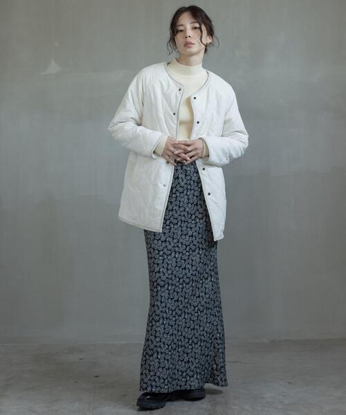 URBAN RESEARCH Sonny Label（アーバンリサーチサニーレーベル）の「リバーシブルボア撥水キルティングコート（その他アウター・レディース・アイボリー/ブラック/ベージュ系その他・FREE）」の9枚目の写真