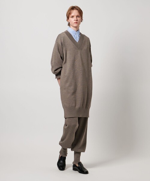 LOEFF（ロエフ）の「＜LOEFF＞9ゲージ フリンジ ソックス パンツ（その他パンツ・レディース・ライム/ネイビー/ベージュ・FREE）」の7枚目の写真