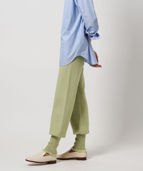 LOEFF（ロエフ）の「＜LOEFF＞9ゲージ フリンジ ソックス パンツ（その他パンツ・レディース・ライム/ネイビー/ベージュ・FREE）」の20枚目の写真