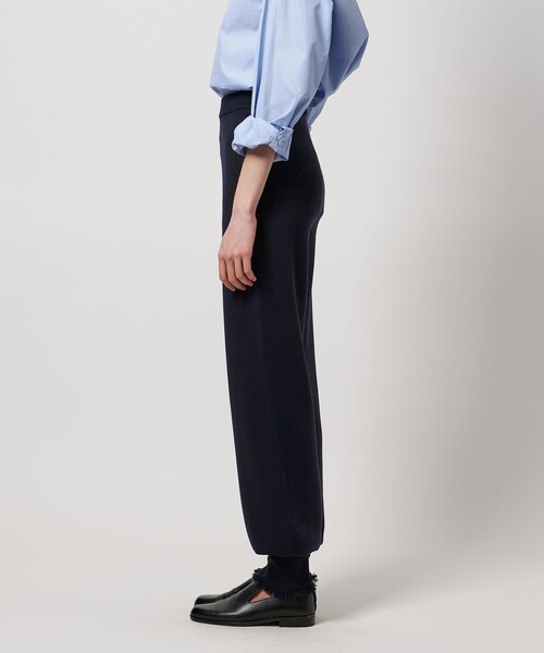 LOEFF（ロエフ）の「＜LOEFF＞9ゲージ フリンジ ソックス パンツ（その他パンツ・レディース・ライム/ネイビー/ベージュ・FREE）」の8枚目の写真