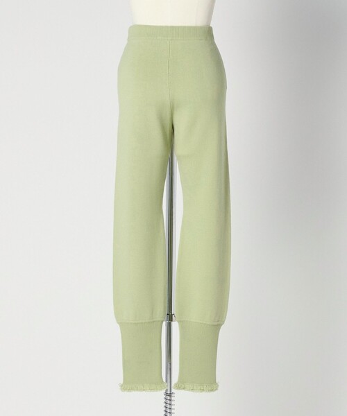 LOEFF（ロエフ）の「＜LOEFF＞9ゲージ フリンジ ソックス パンツ（その他パンツ・レディース・ライム/ネイビー/ベージュ・FREE）」の14枚目の写真