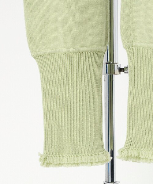 LOEFF（ロエフ）の「＜LOEFF＞9ゲージ フリンジ ソックス パンツ（その他パンツ・レディース・ライム/ネイビー/ベージュ・FREE）」の11枚目の写真