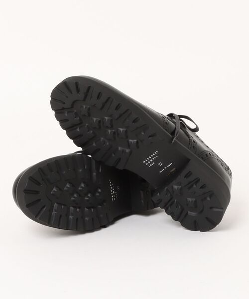 MARGARET HOWELL idea(マーガレット・ハウエルアイデア)の「ウィングチップレースアップシューズ(ドレスシューズ・レディース・ブラック/ブラック系その他/アイボリー・22.5cm/23.0cm/23.5cm/24.0cm/24.5cm/22.0cm)」の5枚目の写真