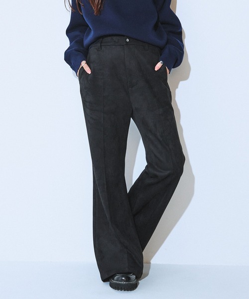 JEANASIS（ジーナシス）の「ヌバックフレアパンツ/581661（その他