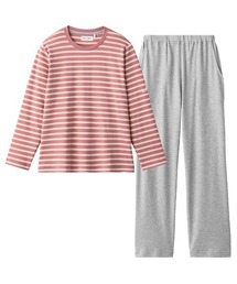 ルームウェア/パジャマ（ピンク/桃色系・ボーダー柄）ファッション通販