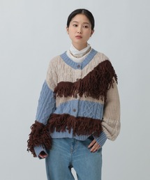 LEPSIM | 3ゲージループMIXカーディガン　591324(カーディガン/ボレロ)