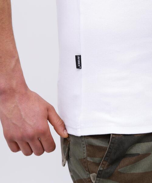 schott（ショット）の「《DAILY/デイリー》RIB TANK TOP/リブ タンクトップ  デイリーウェア（タンクトップ・メンズ・ホワイト・M）」の10枚目の写真