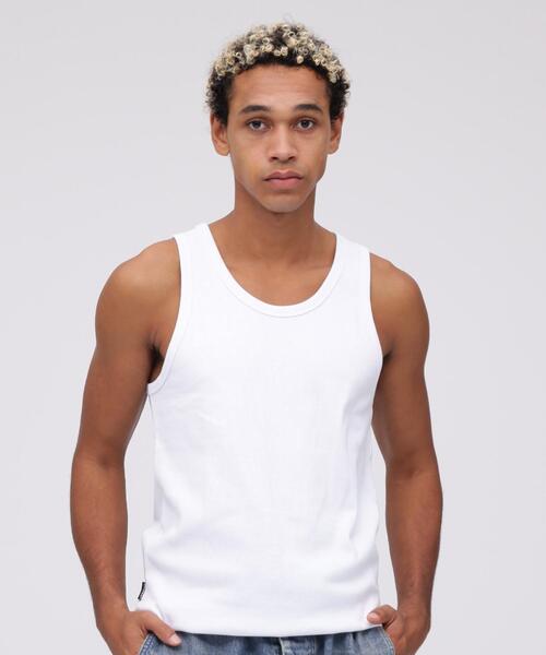 schott（ショット）の「《DAILY/デイリー》RIB TANK TOP/リブ タンクトップ  デイリーウェア（タンクトップ・メンズ・ホワイト・M）」の11枚目の写真