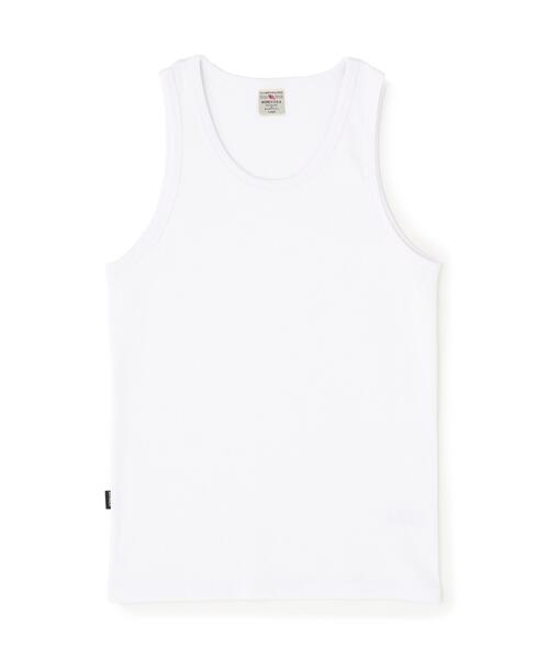 schott（ショット）の「《DAILY/デイリー》RIB TANK TOP/リブ タンクトップ  デイリーウェア（タンクトップ・メンズ・ホワイト・M）」の12枚目の写真