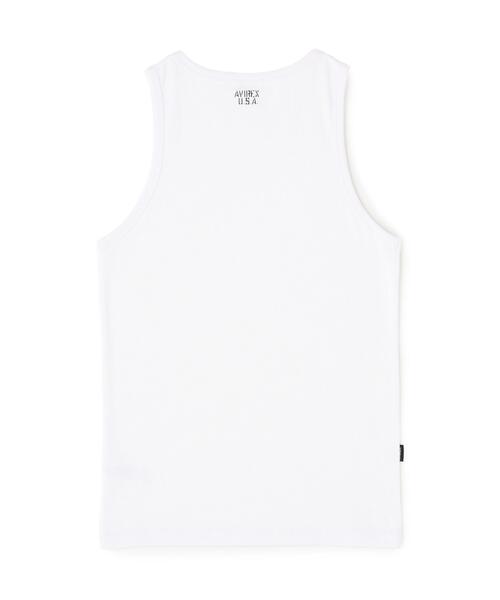 schott（ショット）の「《DAILY/デイリー》RIB TANK TOP/リブ タンクトップ  デイリーウェア（タンクトップ・メンズ・ホワイト・M）」の13枚目の写真