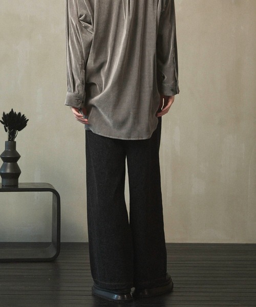 MAISON SPECIAL（メゾンスペシャル）の「《UNISEX》Sea Island Cotton Selvage Denim Pants/シーアイランドコットンセルビッチデニム【MAISON SPECIAL/メゾンスペシャル】（デニムパンツ・メンズ・ネイビー/ブラック・2/1/0）」の17枚目の写真