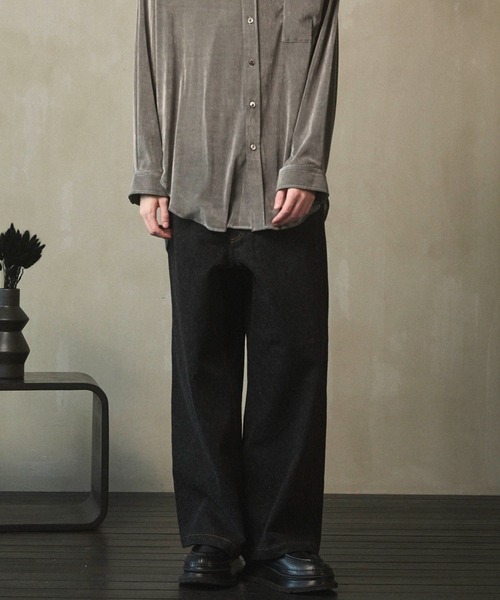 MAISON SPECIAL（メゾンスペシャル）の「《UNISEX》Sea Island Cotton Selvage Denim Pants/シーアイランドコットンセルビッチデニム【MAISON SPECIAL/メゾンスペシャル】（デニムパンツ・メンズ・ネイビー/ブラック・2/1/0）」の15枚目の写真