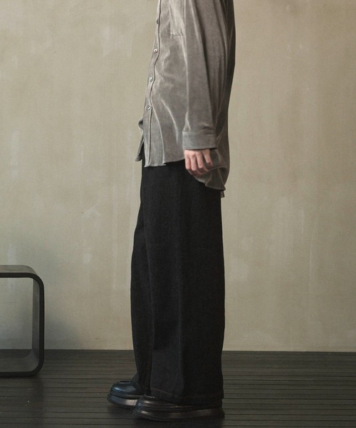 MAISON SPECIAL（メゾンスペシャル）の「《UNISEX》Sea Island Cotton Selvage Denim Pants/シーアイランドコットンセルビッチデニム【MAISON SPECIAL/メゾンスペシャル】（デニムパンツ・メンズ・ネイビー/ブラック・2/1/0）」の16枚目の写真