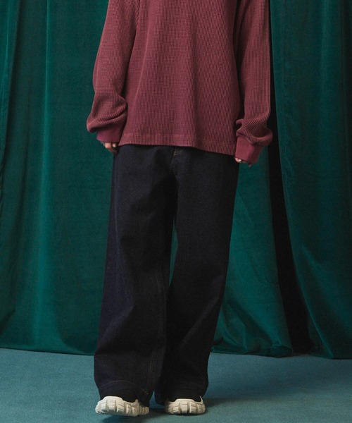 MAISON SPECIAL（メゾンスペシャル）の「《UNISEX》Sea Island Cotton Selvage Denim Pants/シーアイランドコットンセルビッチデニム【MAISON SPECIAL/メゾンスペシャル】（デニムパンツ・メンズ・ネイビー/ブラック・2/1/0）」の12枚目の写真