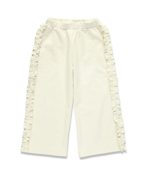 BRANSHES（ブランシェス）の「サイドフリルパンツ（その他パンツ・キッズ・アイボリー/ブラウン・90/150/140/80/130/100/110/120）」の3枚目の写真