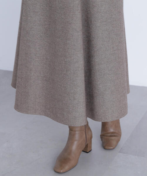 NATURAL BEAUTY BASIC（ナチュラルビューティーベーシック）の「◇ニュアンスＶネックジャンスカ（ジャンパースカート・レディース・チャコールグレー/ブラウン・SMALL/MEDIUM/P/S）」の18枚目の写真