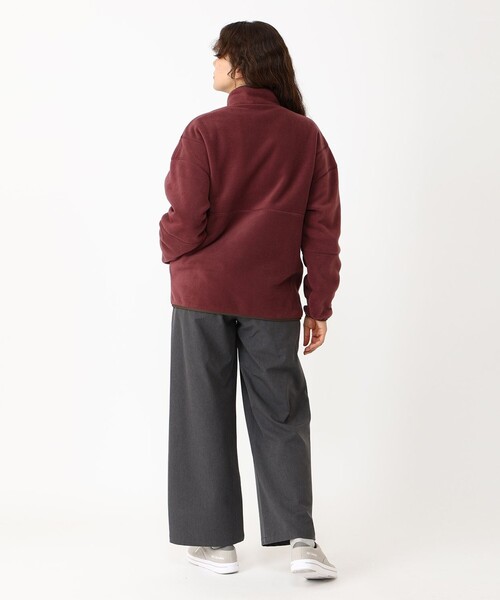 Columbia(コロンビア)の「きれいめカジュアル Columbia/ウィメンズ クリスタルベンド ハーフスナップ フリース ドロップショルダー/コロンビア(その他トップス・レディース・レッド/グリーン/ホワイト・XL/L/M/S)」の7枚目の写真