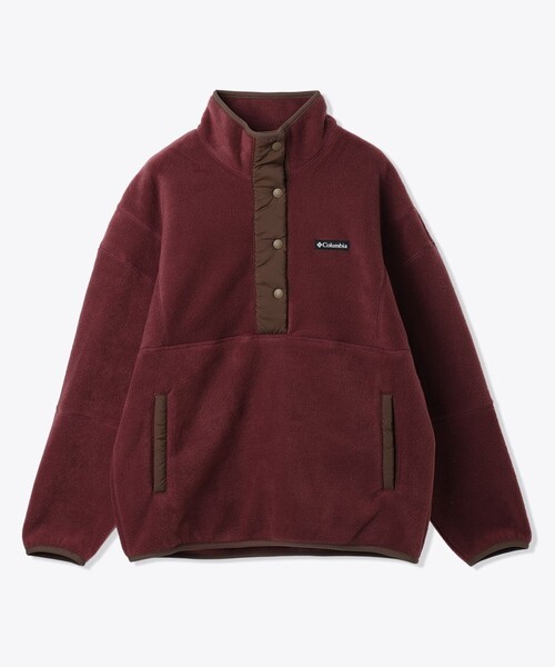 Columbia(コロンビア)の「きれいめカジュアル Columbia/ウィメンズ クリスタルベンド ハーフスナップ フリース ドロップショルダー/コロンビア(その他トップス・レディース・レッド/グリーン/ホワイト・XL/L/M/S)」の13枚目の写真