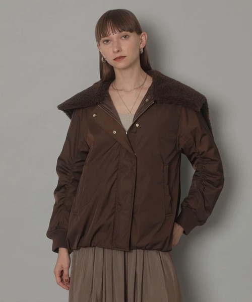 CADUNE（カデュネ）の「フード襟ブルゾン（ダウンジャケット/コート