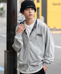 パーカー（グレー/灰色系・チェック柄）ファッション通販 - ZOZOTOWN