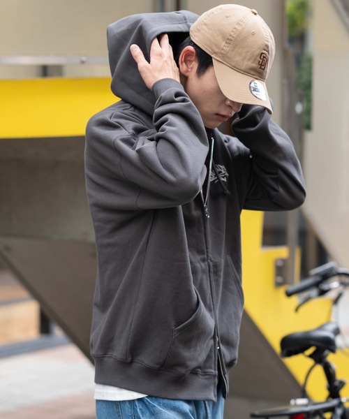 WEGO(ウィゴー)の「WEGO/チェックZIPパーカー(パーカー・メンズ・杢グレー/スミクロ・MEDIUM/LARGE)」の21枚目の写真