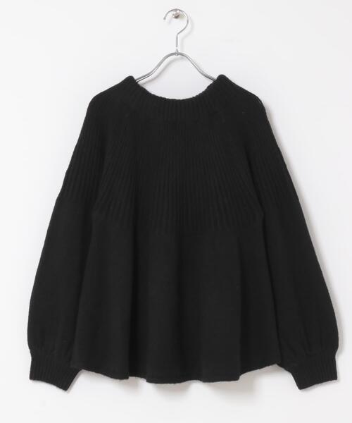 URBAN RESEARCH Sonny Label（アーバンリサーチサニーレーベル）の「『WEB限定』バックリボンもちもちニット（ニット/セーター・レディース・ベージュ/ブラック/グレー・FREE）」の5枚目の写真