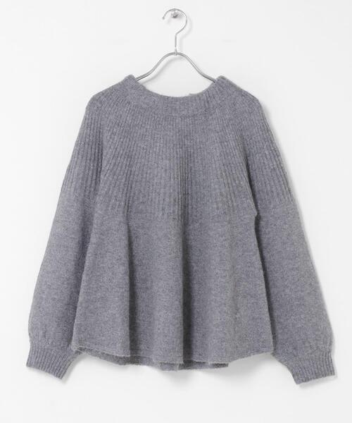 URBAN RESEARCH Sonny Label（アーバンリサーチサニーレーベル）の「『WEB限定』バックリボンもちもちニット（ニット/セーター・レディース・ベージュ/ブラック/グレー・FREE）」の14枚目の写真