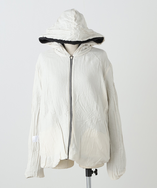 CITYSHOP(シティーショップ)の「PILLINGS FULLING FOODY 4210400005:ニットジャケット(その他アウター・レディース・チャコールグレー・FREE)」の10枚目の写真