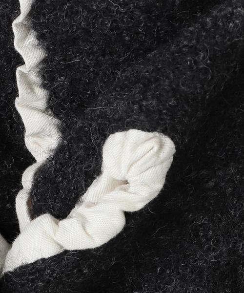 CITYSHOP(シティーショップ)の「PILLINGS FULLING FOODY 4210400005:ニットジャケット(その他アウター・レディース・チャコールグレー・FREE)」の14枚目の写真